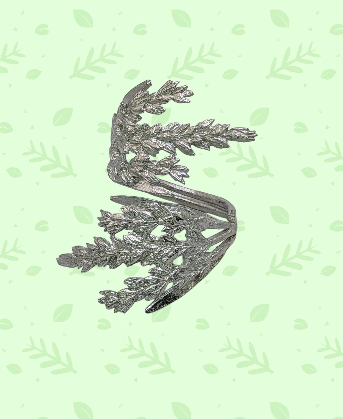 Wheat Adjustable Pewter Napkin Ring Set of 4 Inspired by Nature Table Decor