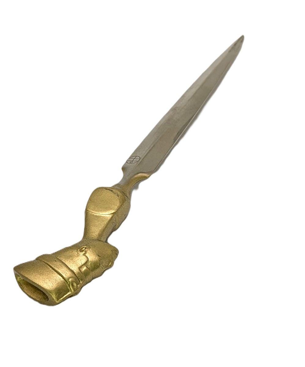 Nubian Nefertiti Pewter Letter Opener Collectible Desk Decor