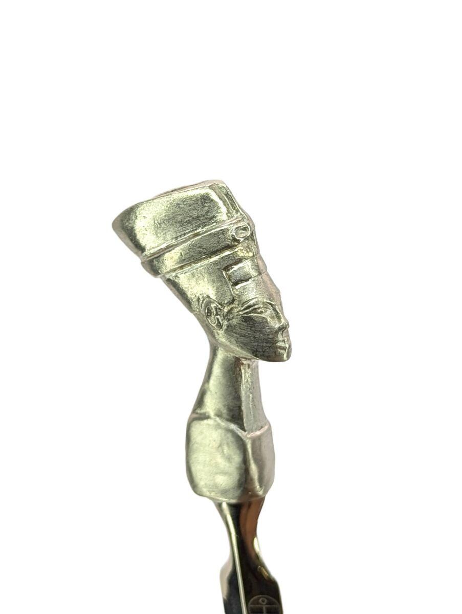 Nubian Nefertiti Pewter Letter Opener Collectible Desk Decor