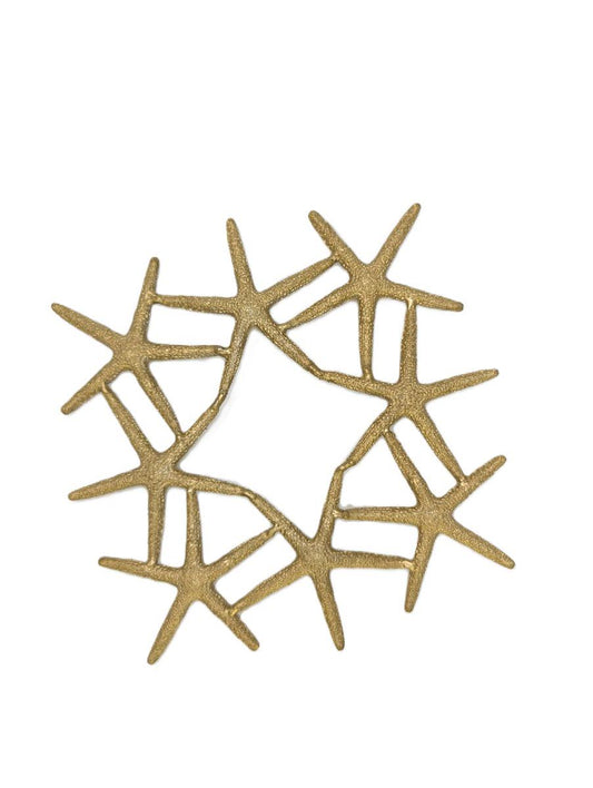Finger Pewter Starfish Trivet Home Decor Inspired by Nature