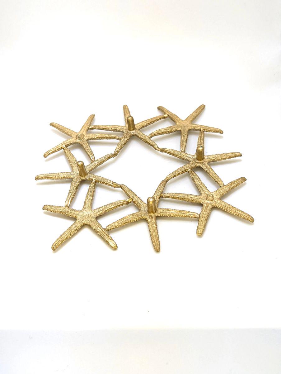 Finger Pewter Starfish Trivet Home Decor Inspired by Nature