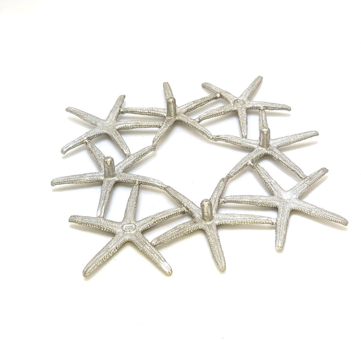 Finger Pewter Starfish Trivet Home Decor Inspired by Nature