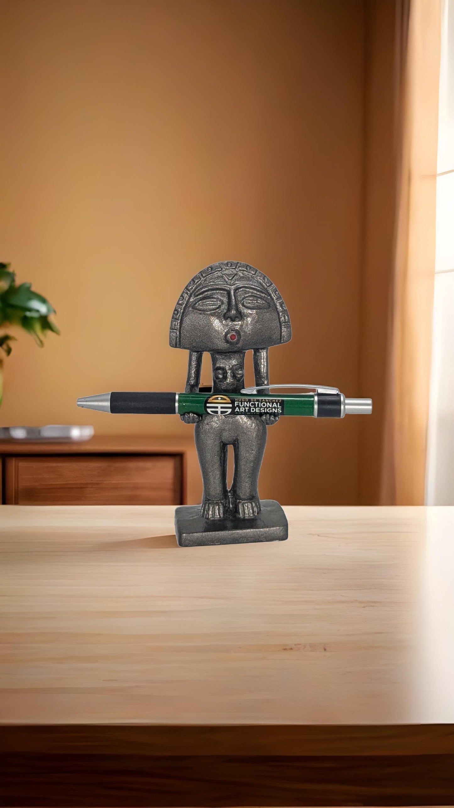 Diosa Luna Taíno Moon Goddess Pen Holder Home and Desk Decor