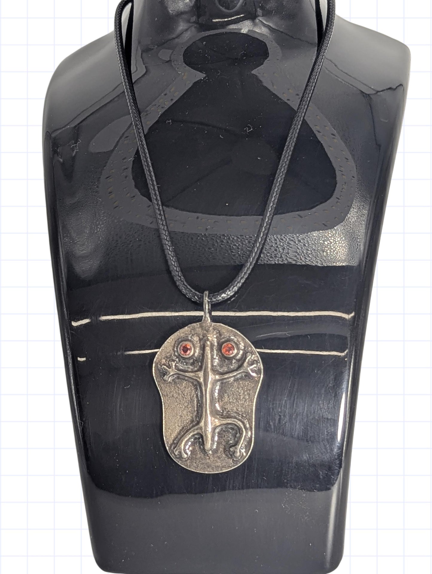 Coquí Taino Pewter Pendant Urban Style