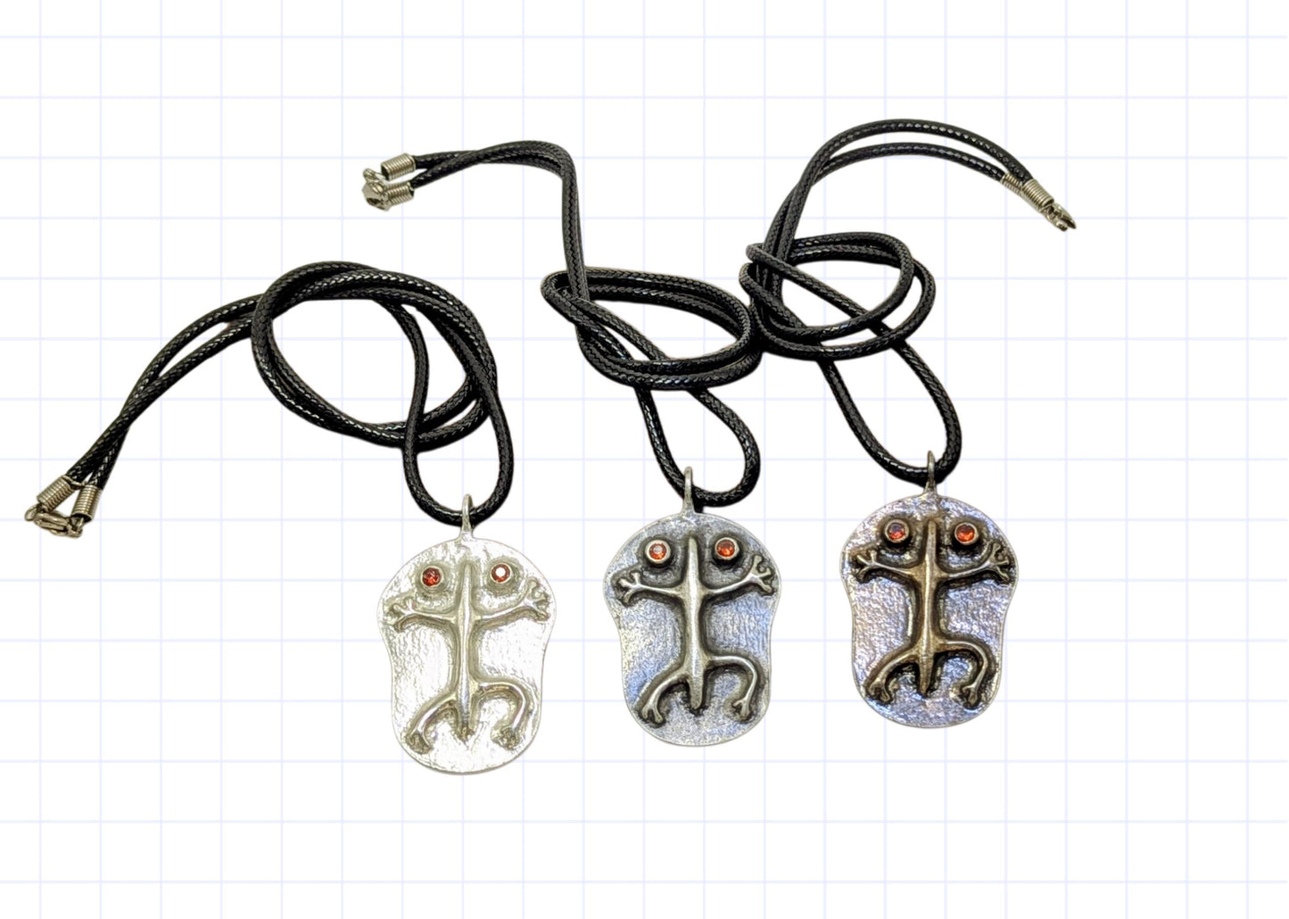 Coquí Taino Pewter Pendant Urban Style