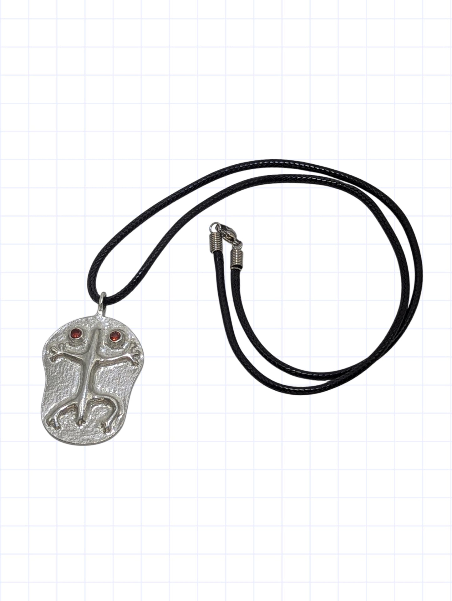 Coquí Taino Pewter Pendant Urban Style