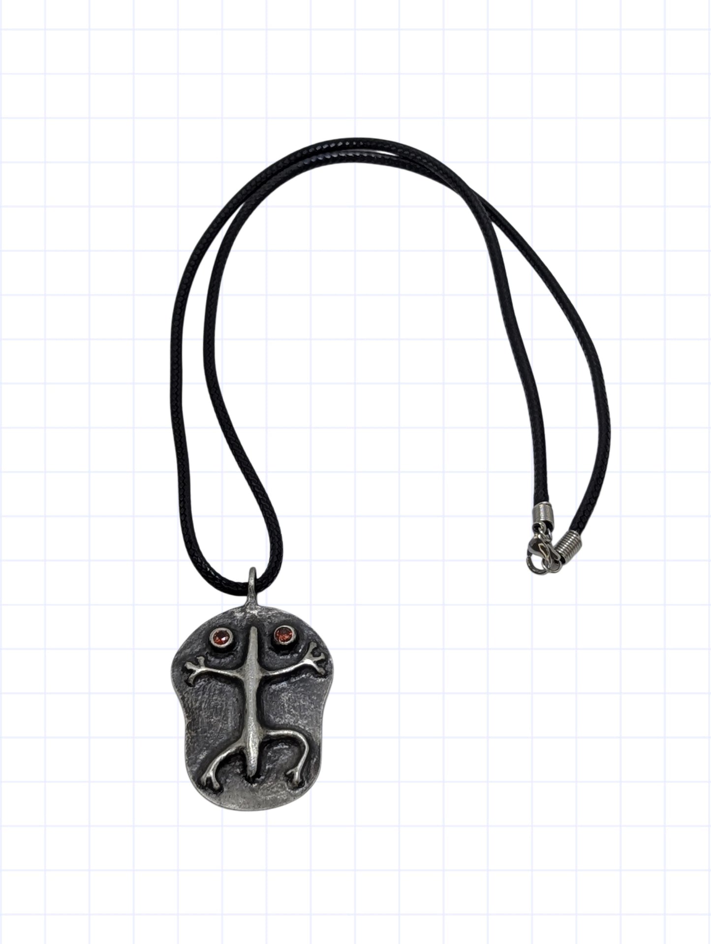 Coquí Taino Pewter Pendant Urban Style