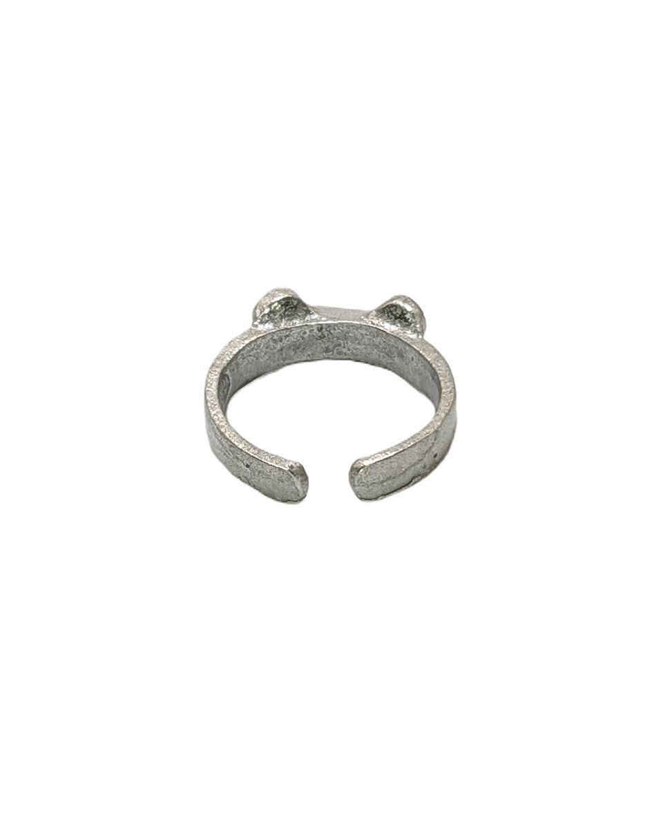Prince Frog Charming Pewter Adjustable Ring