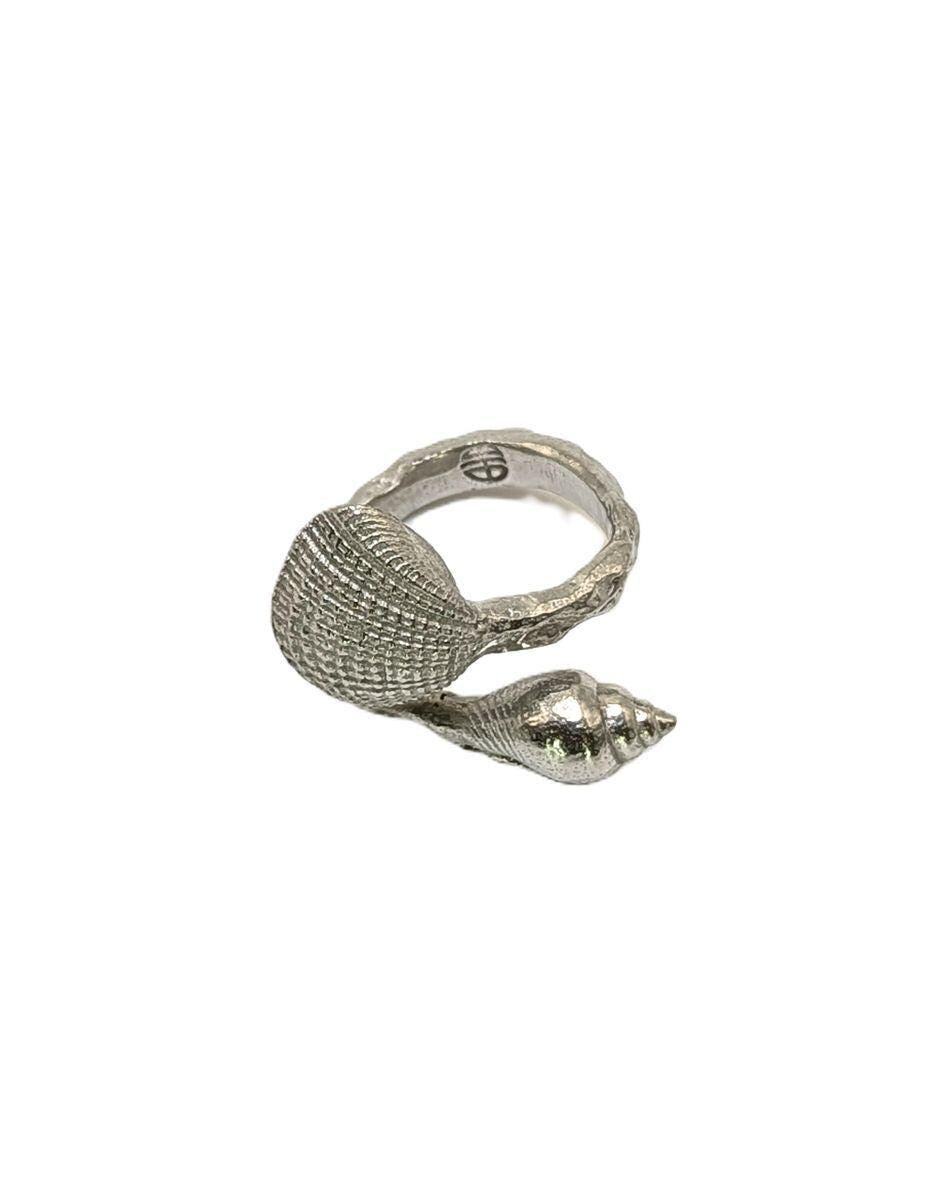 Seashells Adjustable Pewter Ring Inspired by Nature