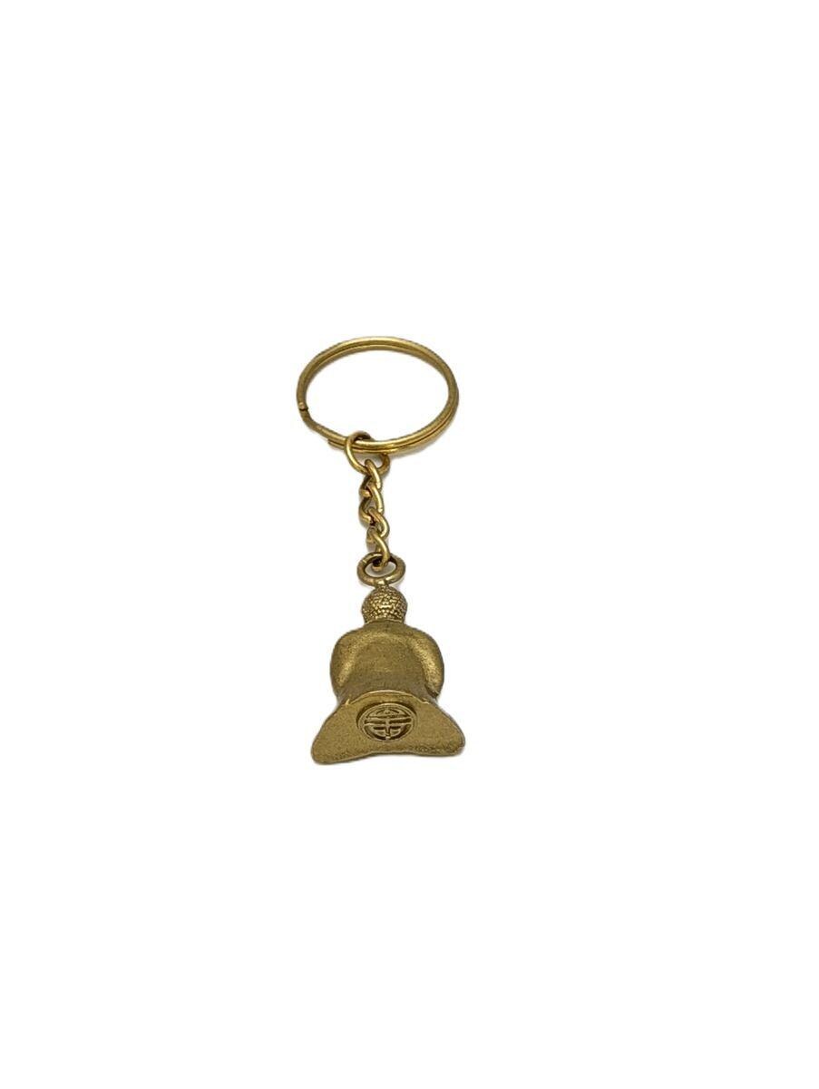 Meditating Buddha Zen Pewter Keychain