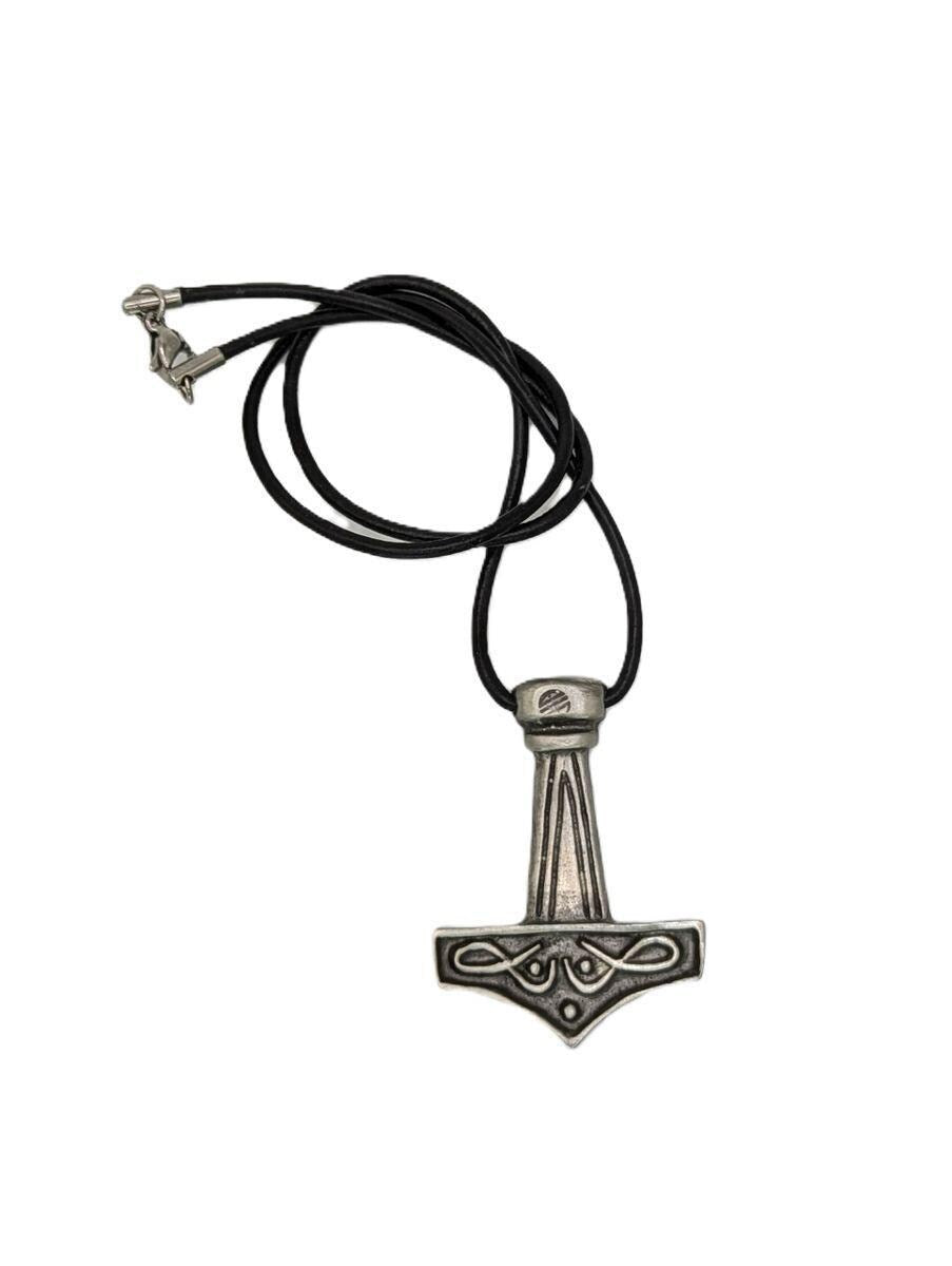 Thor Hammer Pewter Amulet Pendant