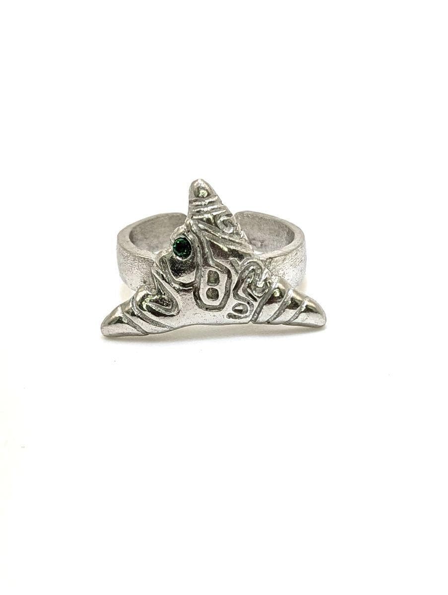 Taino Heritage Trigonolito Pewter Adjustable Ring
