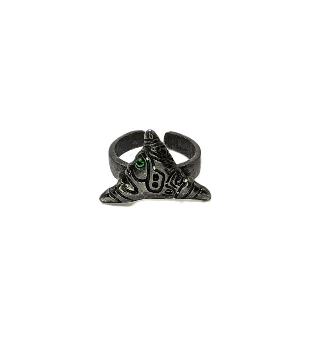 Taino Heritage Trigonolito Pewter Adjustable Ring