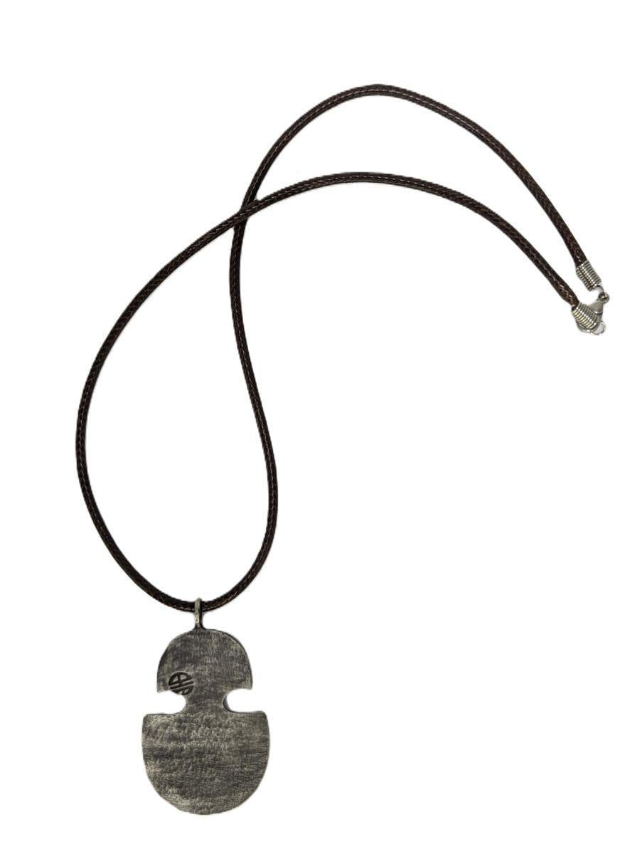 Taino Water & Sun Petroglyphs Pewter Pendant