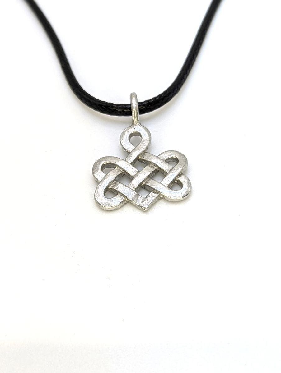 Celtic Knot Minimalist Pewter Pendant