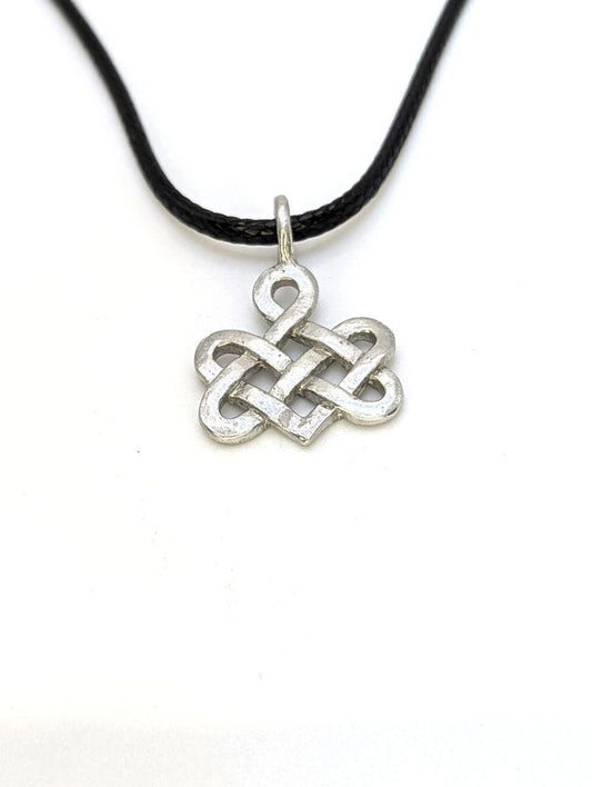 Celtic Knot Minimalist Pewter Pendant