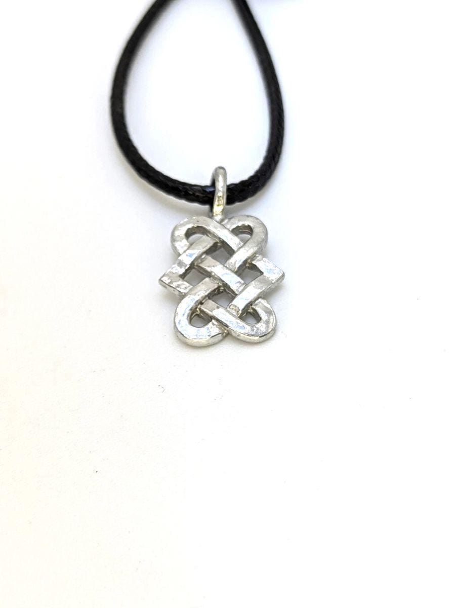 Celtic Knot Minimalist Pewter Pendant