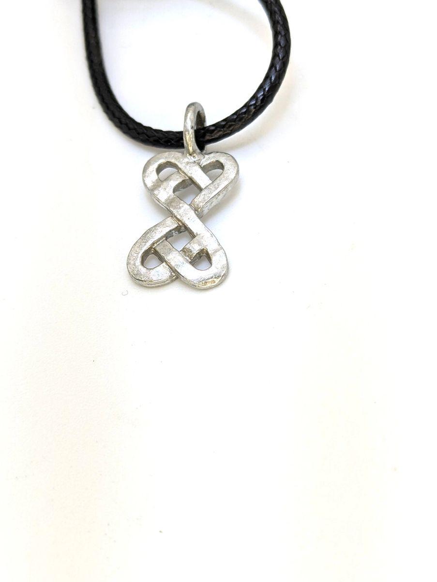 Celtic Knot Minimalist Pewter Pendant