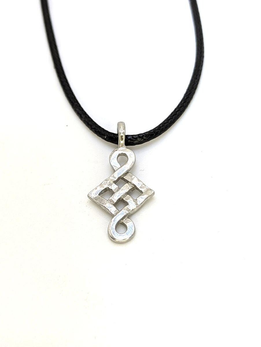 Celtic Knot Minimalist Pewter Pendant