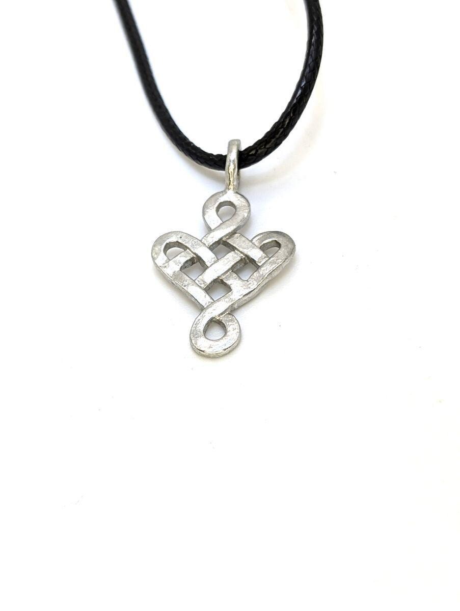 Celtic Knot Minimalist Pewter Pendant