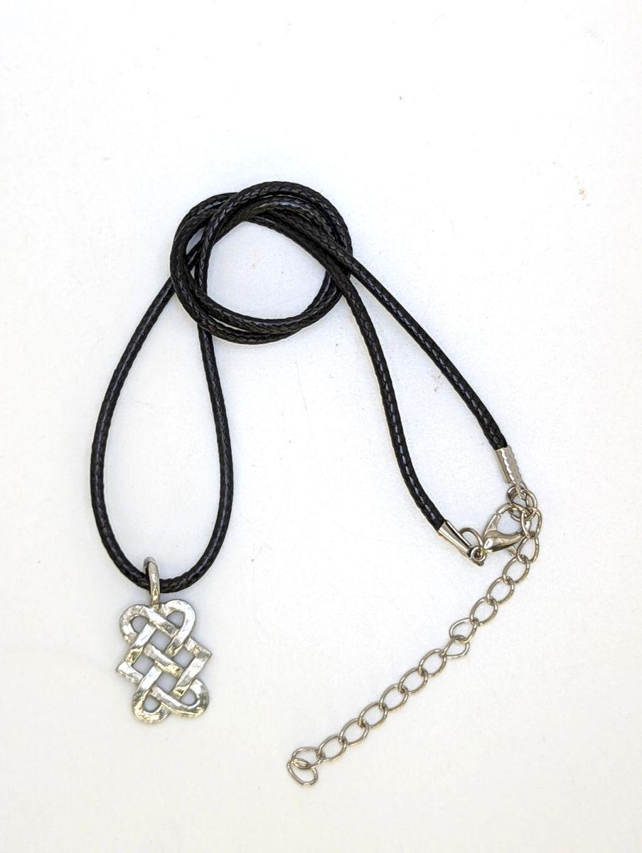 Celtic Knot Minimalist Pewter Pendant