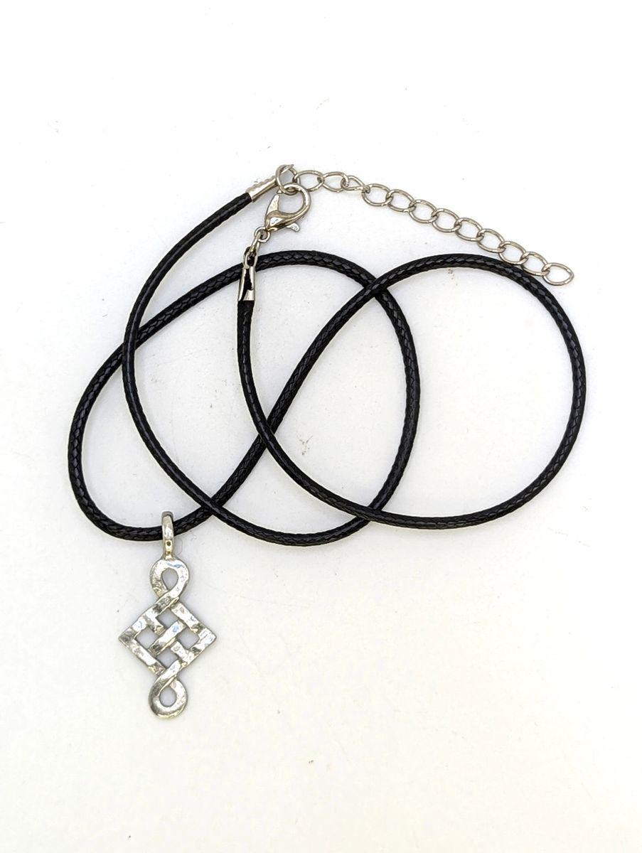 Celtic Knot Minimalist Pewter Pendant