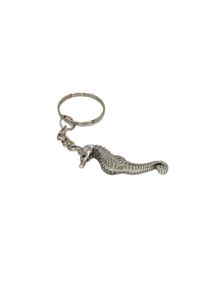 Seahorse Stylish Pewter keychain