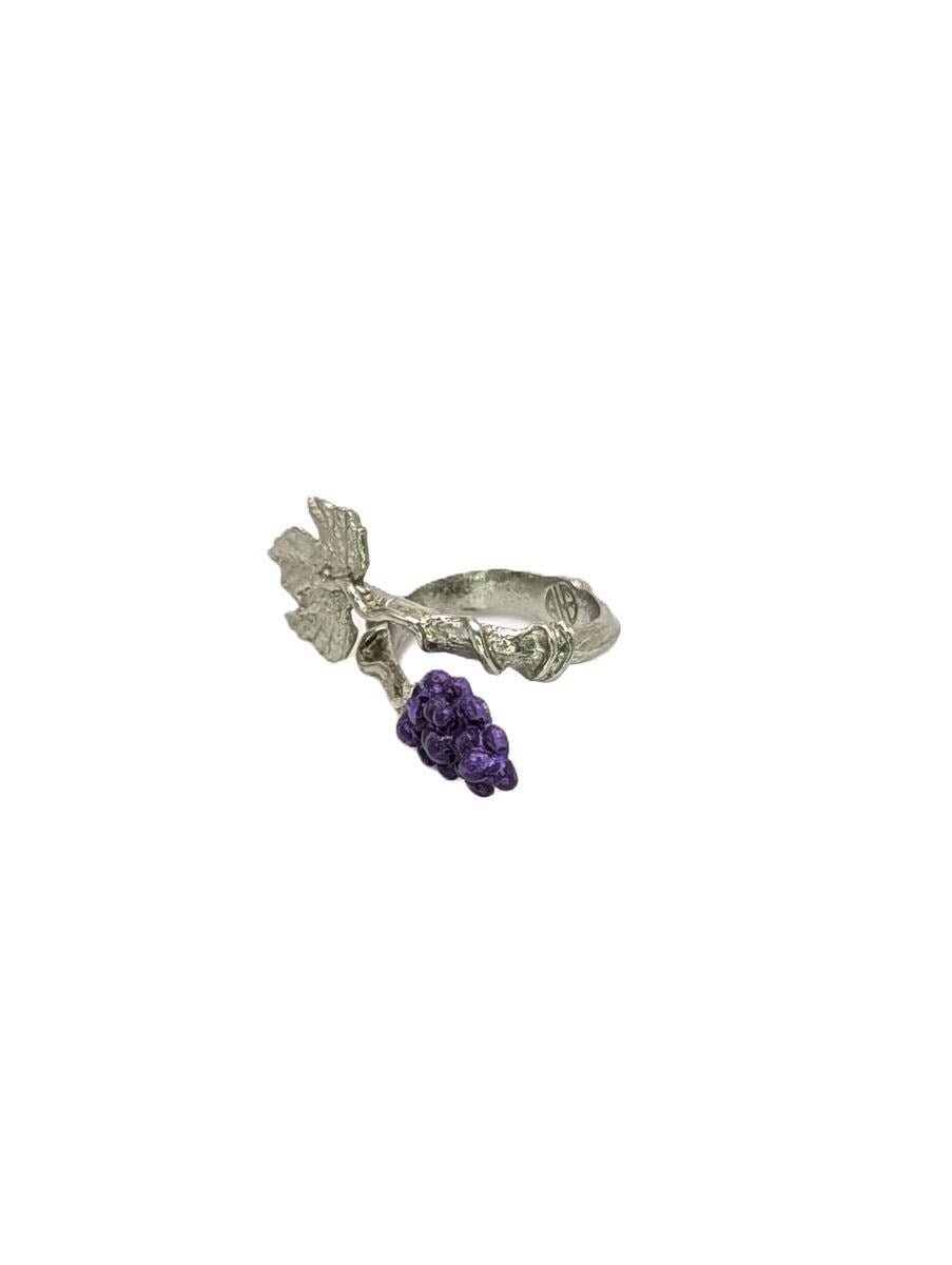 Stylish Grapes Pewter Adjustable Ring Inspired by Nature