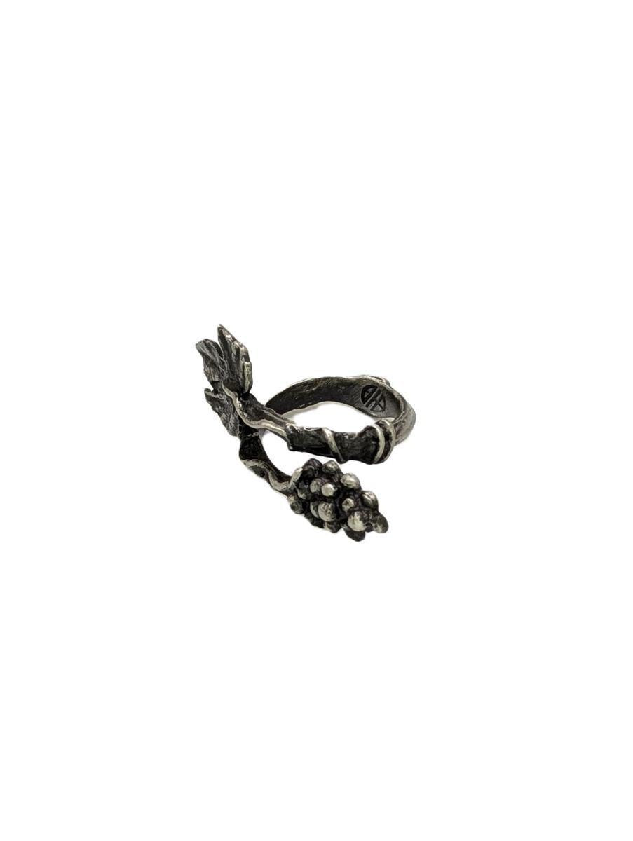 Stylish Grapes Pewter Adjustable Ring Inspired by Nature