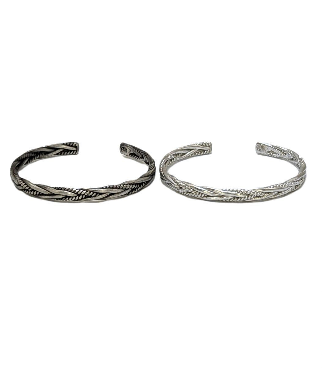 Intertwined Classic Unisex Pewter Cuff Bracelet