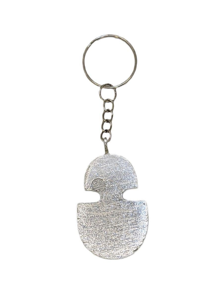 Taino Water & Sun Petroglyphs Pewter Keychain