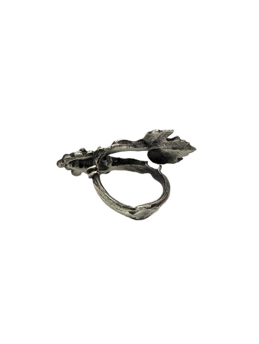 Stylish Grapes Pewter Adjustable Ring Inspired by Nature
