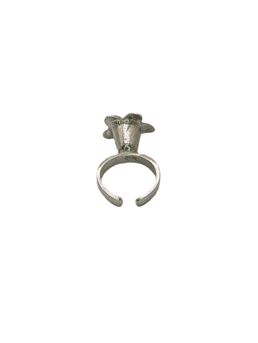 Artisan Bellflower Pewter Ring adjustable Fit
