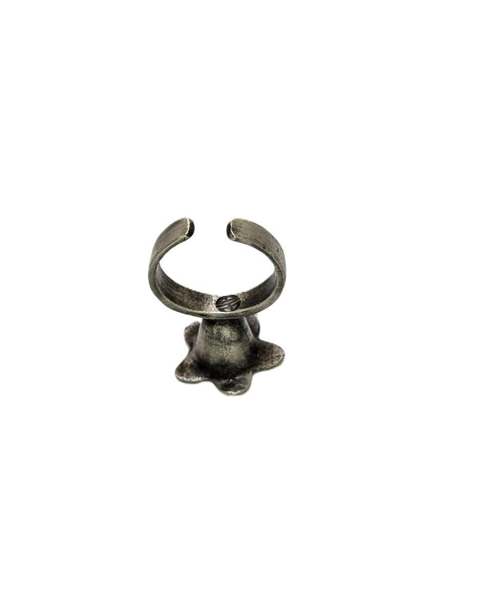 Artisan Bellflower Pewter Ring adjustable Fit