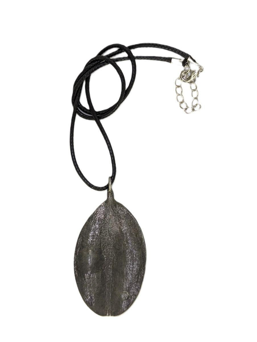 Turtle on Mangrove Leaf Pewter Pendant