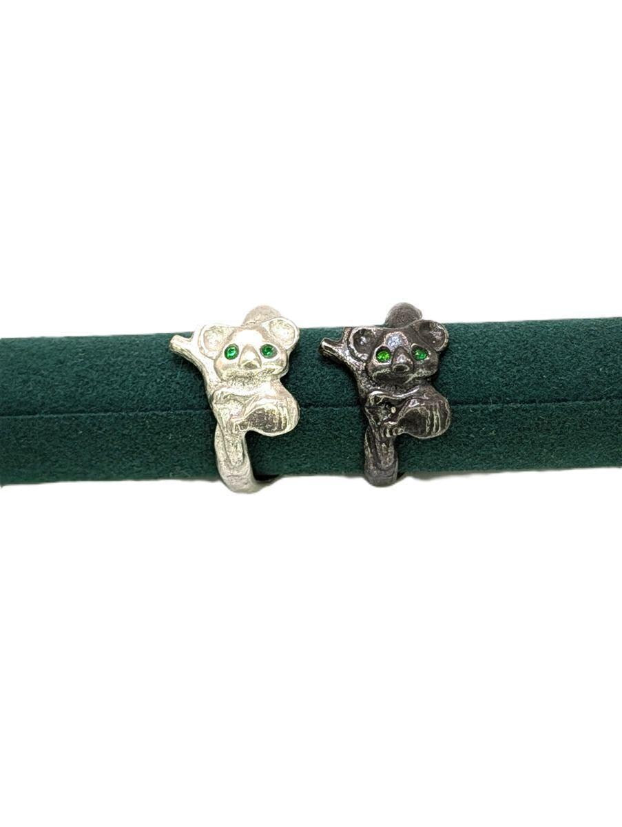 Cute koala Pewter Adjustable Ring