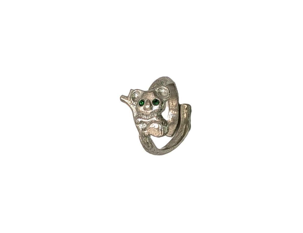 Cute koala Pewter Adjustable Ring