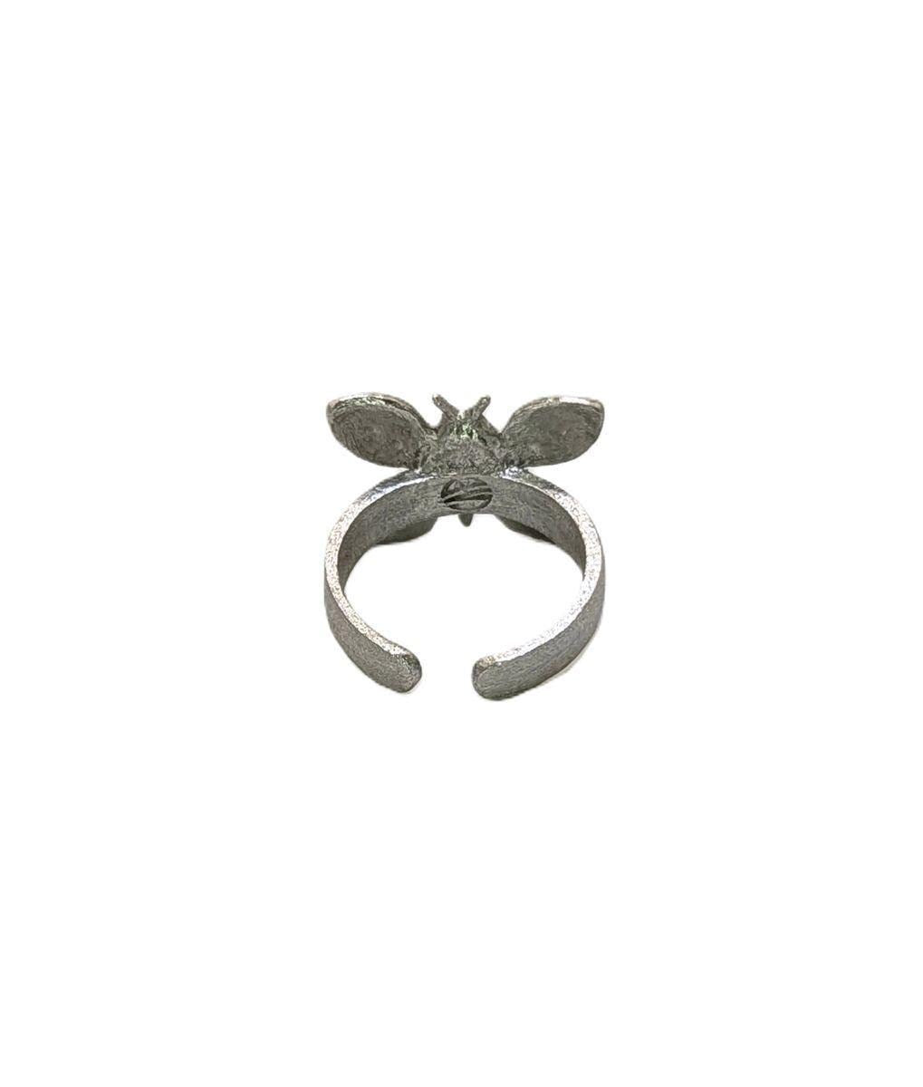 Elegant Butterfly Pewter Adjustable Ring