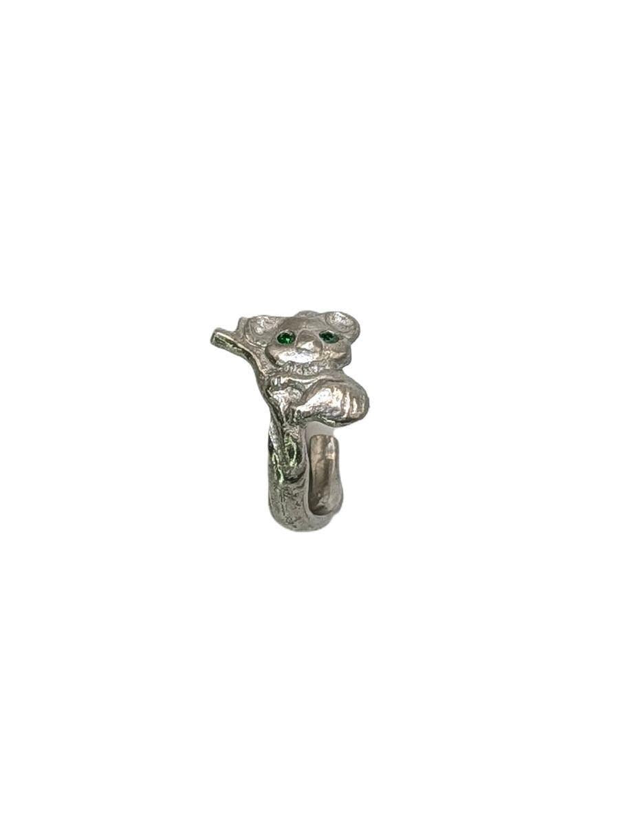 Cute koala Pewter Adjustable Ring