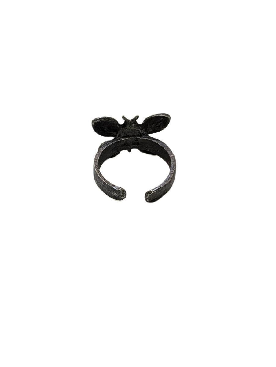 Elegant Butterfly Pewter Adjustable Ring