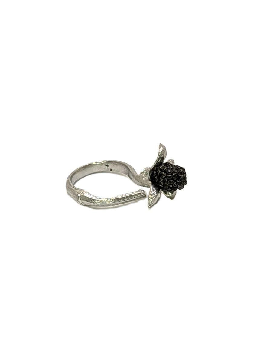 Blackberry Pewter Adjustable Ring Inspired by Nature