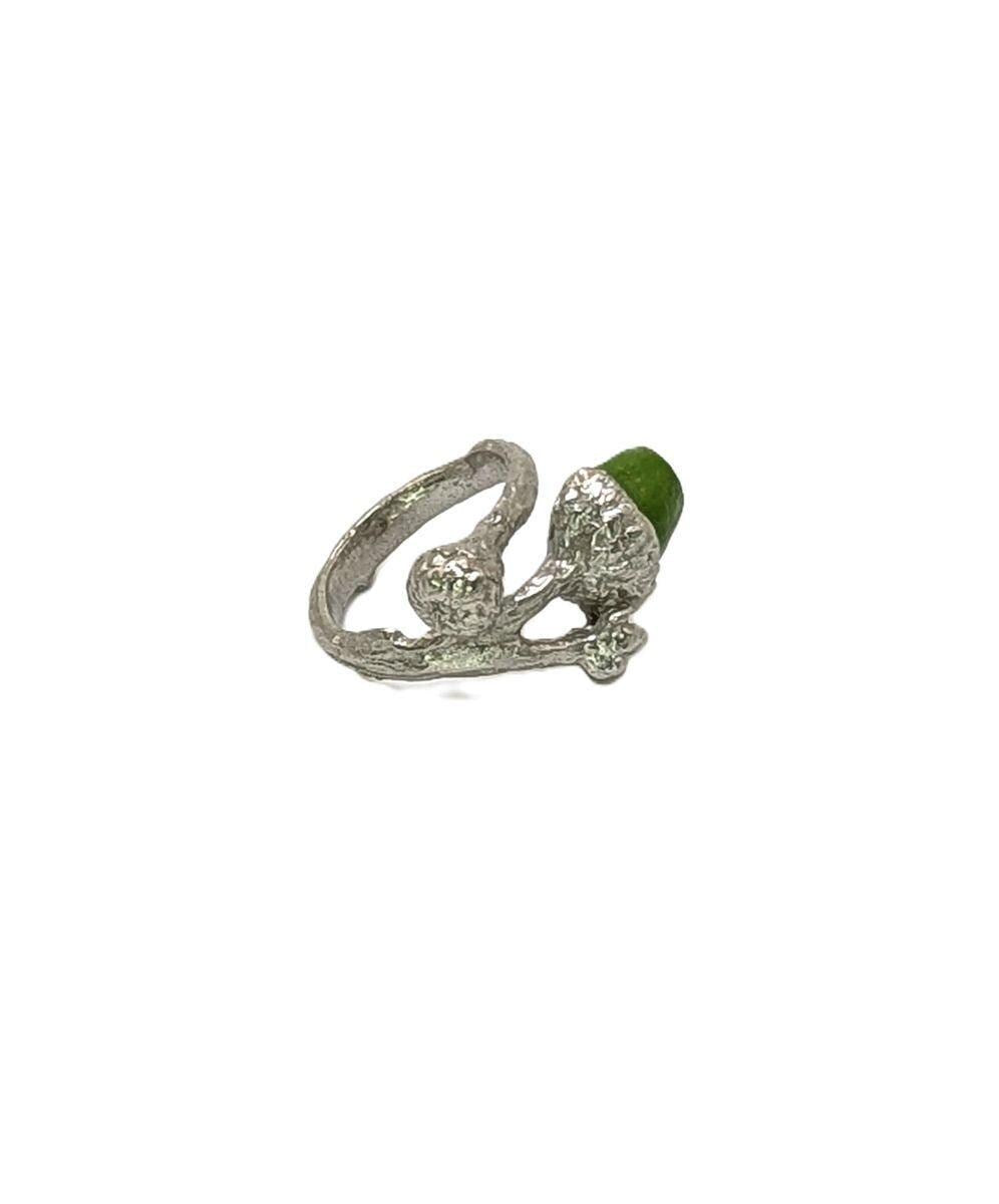 Charming Acorn Pewter Adjustable Ring Inspired by Nature