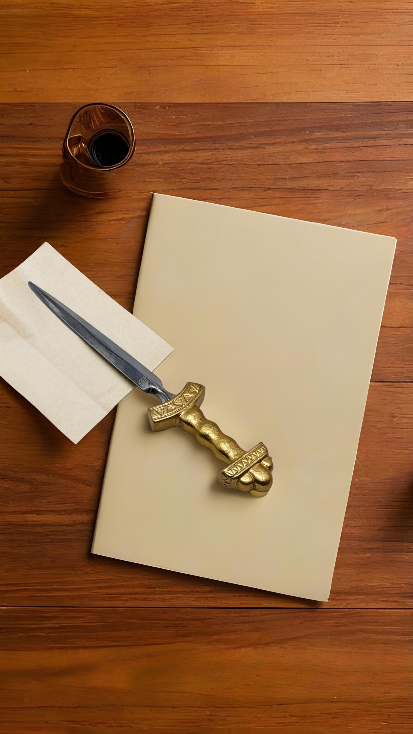 Viking Sword Replica Pewter Letter Opener Collectible