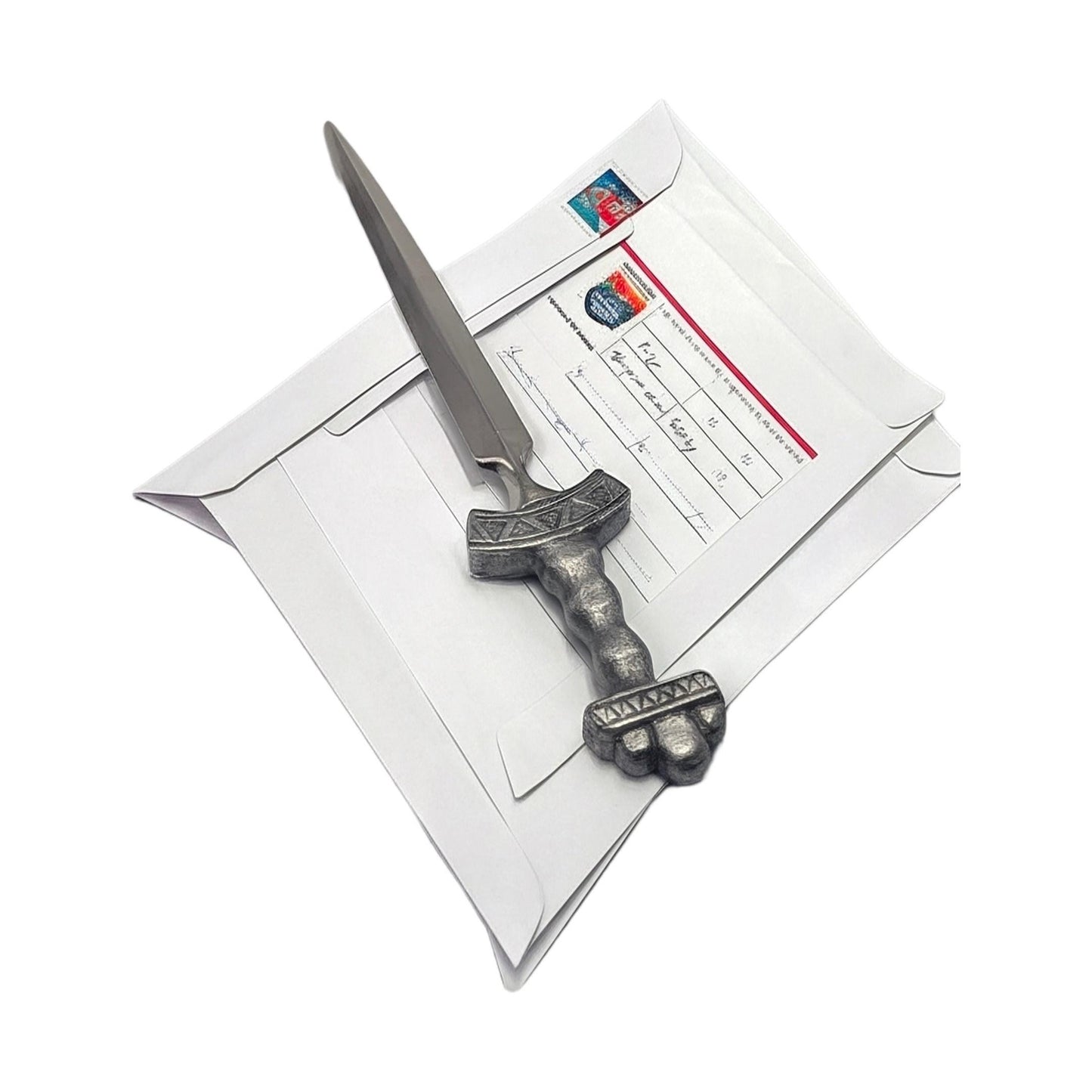 Viking Sword Replica Pewter Letter Opener Collectible