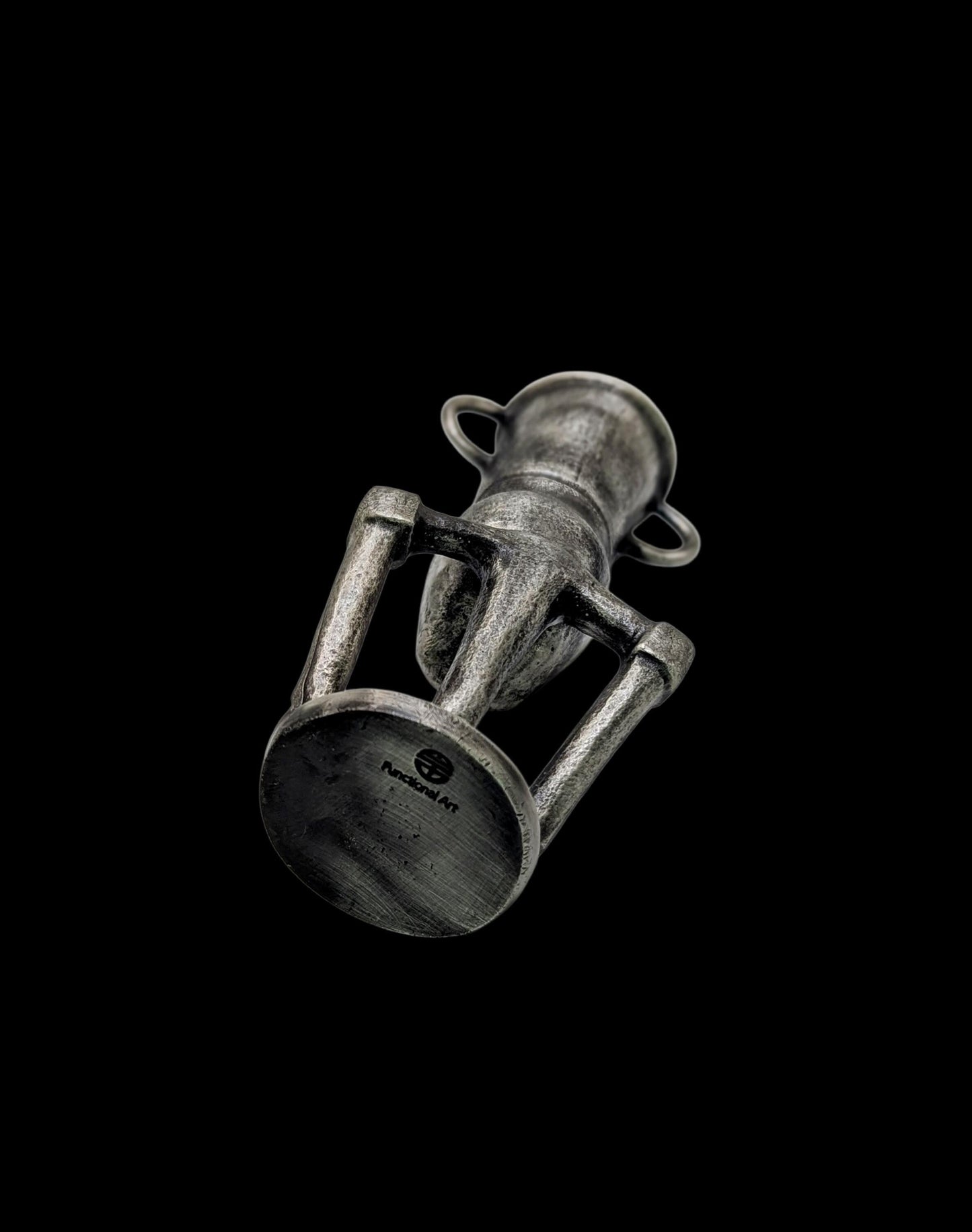 Taino zemi pewter statue pen holder desk decor collectible