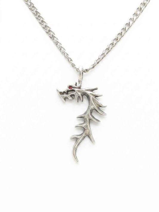 Hand Cast Mythical Dragon Pendant Human Nature Studios Collection