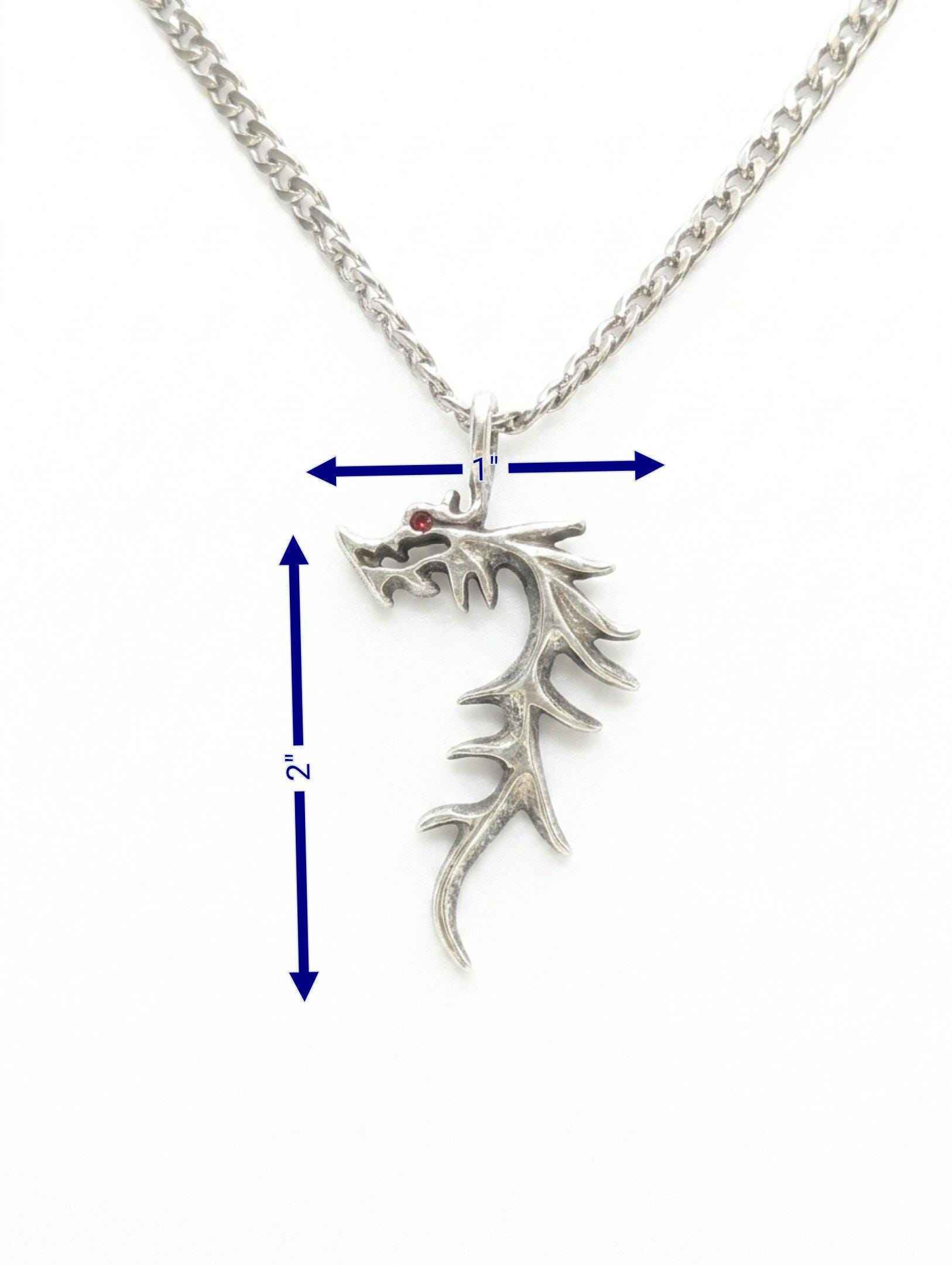 Hand Cast Mythical Dragon Pendant Human Nature Studios Collection