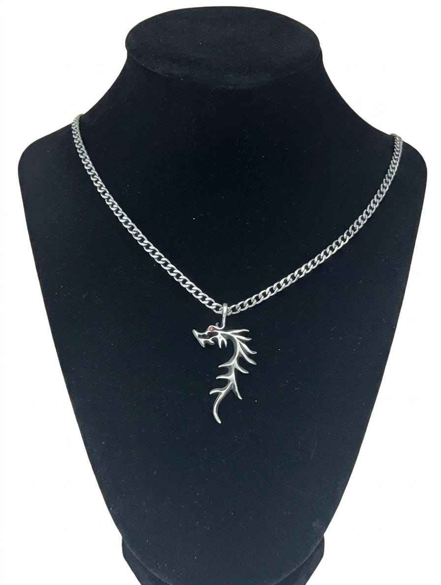Hand Cast Mythical Dragon Pendant Human Nature Studios Collection