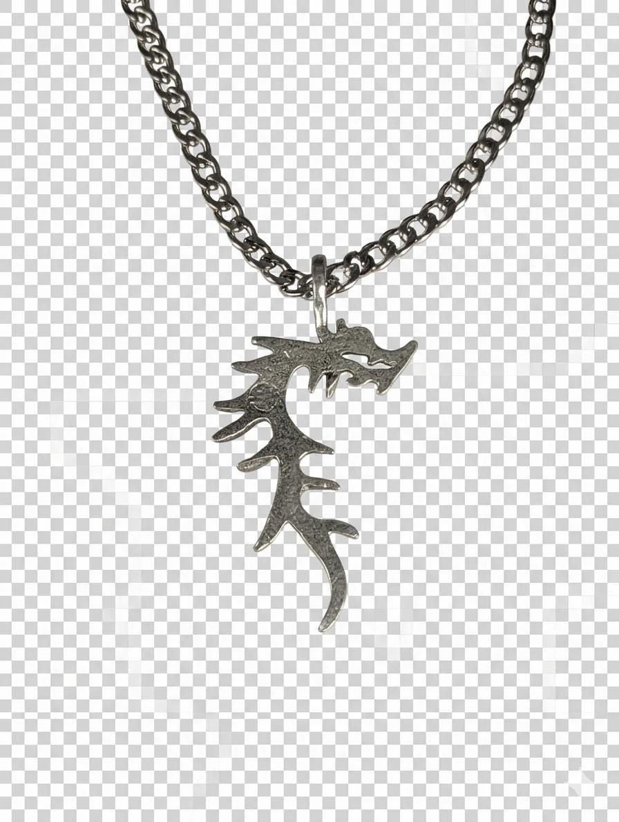 Hand Cast Mythical Dragon Pendant Human Nature Studios Collection