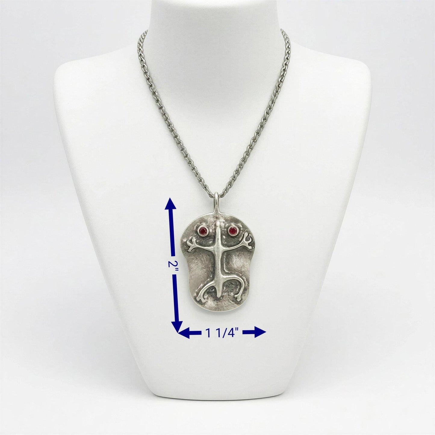Handcrafted Coqui Symbol Pendant on 3.5 mm Cuban Links Chain